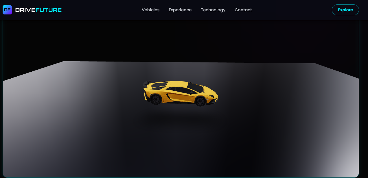 Drive The Future - 3D Interactive Vehicle Experience